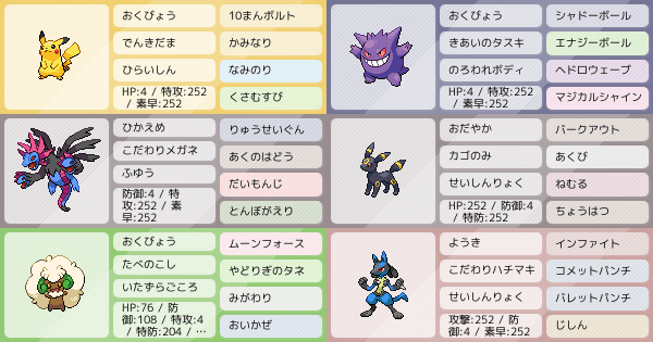 好きなポケモンで 素人です ポケモンパーティ構築 ポケモン徹底攻略 好きなポケモンで 素人です ポケモンパーティ構築 ポケモン徹底攻略