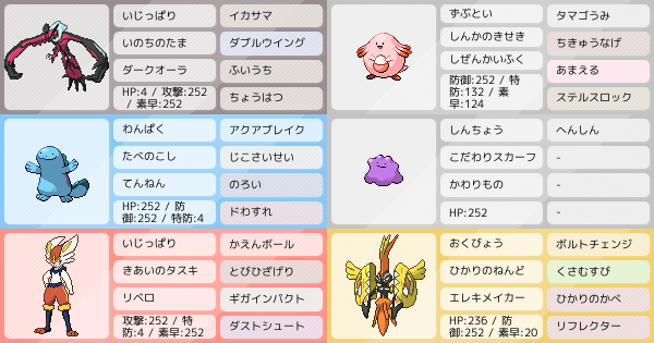 S26最終781位 両受けイベラキヌオー R1840 ポケモンパーティ構築 ポケモン徹底攻略 S26最終781位 両受けイベラキヌオー R1840 ポケモンパーティ構築 ポケモン徹底攻略