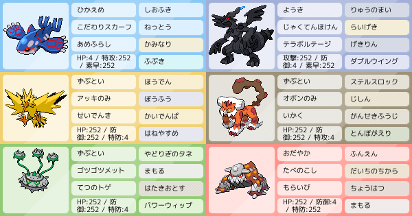 ゼクロムオーガ軸 ポケモンパーティ構築 ポケモン徹底攻略 ゼクロムオーガ軸 ポケモンパーティ構築 ポケモン徹底攻略