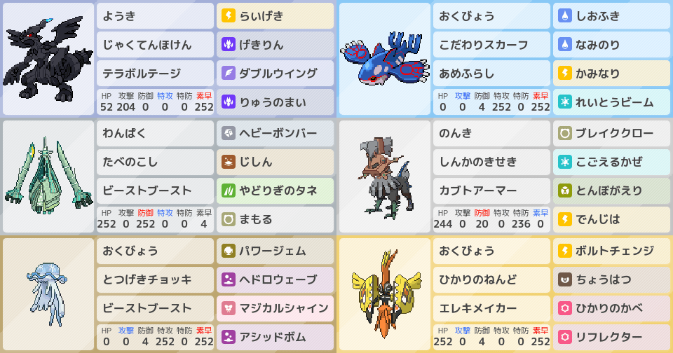 水と電気の超火力 ゼクオーガ構築 アドバイス求む ポケモンパーティ構築 ポケモン徹底攻略 水と電気の超火力 ゼクオーガ構築 アドバイス求む ポケモンパーティ構築 ポケモン徹底攻略