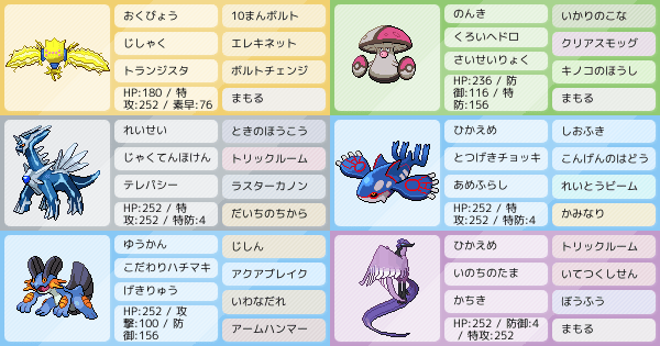 禁伝二体環境トリルパ ポケモンパーティ構築 ポケモン徹底攻略 禁伝二体環境トリルパ ポケモンパーティ構築 ポケモン徹底攻略
