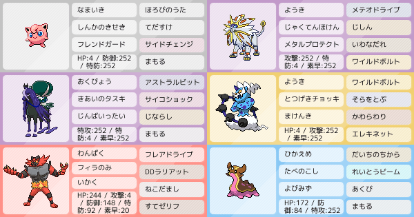 弱点保険ソルガレオとじならし黒バドレックス プリンを添えて ポケモンパーティ構築 ポケモン徹底攻略 弱点保険ソルガレオとじならし黒バドレックス プリンを添えて ポケモンパーティ構築 ポケモン徹底攻略