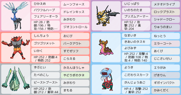 S28シングル ゼルネクロダブルエース 最終445位と515位 ポケモンパーティ構築 ポケモン徹底攻略 S28シングル ゼルネクロダブルエース 最終445位と515位 ポケモンパーティ構築 ポケモン徹底攻略