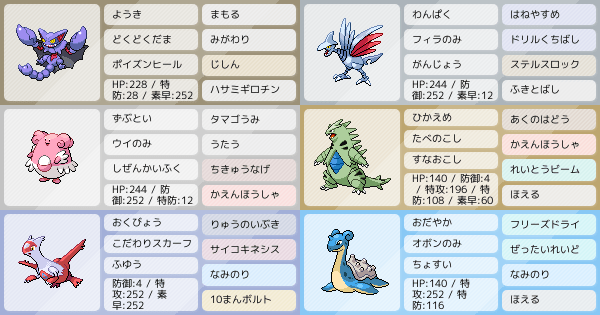 sp受けループ アドバイス求 ポケモンパーティ構築 ポケモン徹底攻略 sp受けループ アドバイス求 ポケモンパーティ構築 ポケモン徹底攻略