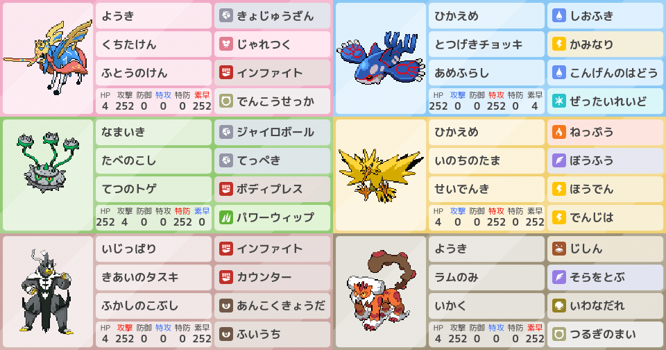 S29シングル ザシランドウラサンレイオーガ構築 ポケモンパーティ構築 ポケモン徹底攻略 S29シングル ザシランドウラサンレイオーガ構築 ポケモンパーティ構築 ポケモン徹底攻略