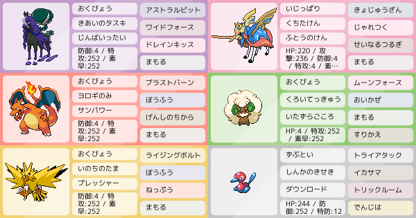 ザシバド獄炎スタン ポケモンパーティ構築 ポケモン徹底攻略 ザシバド獄炎スタン ポケモンパーティ構築 ポケモン徹底攻略