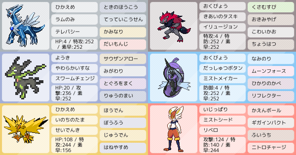 初見殺し 敵を惑わせ 幻影ディアガルデ 強くはない ポケモンパーティ構築 ポケモン徹底攻略 初見殺し 敵を惑わせ 幻影ディアガルデ 強くはない ポケモンパーティ構築 ポケモン徹底攻略