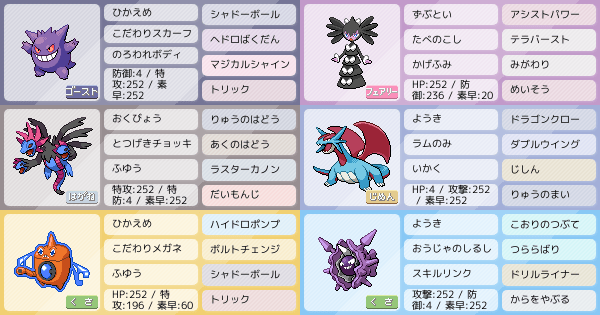 ゲンガーの育成論 調整 ポケモン育成論sv おすすめの技やテラスタイプ 性格 努力値など ポケモン徹底攻略 ゲンガーの育成論 調整 ポケモン育成論sv おすすめの技やテラスタイプ 性格 努力値など ポケモン徹底攻略