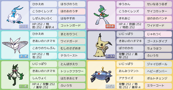 守り重視ほろびのうた ポケモンパーティ構築 ポケモン徹底攻略 守り重視ほろびのうた ポケモンパーティ構築 ポケモン徹底攻略