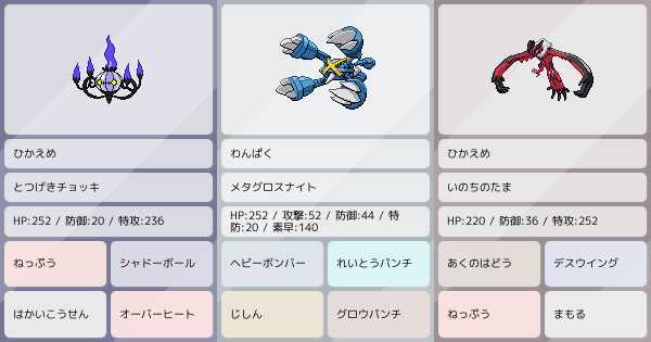 S振りグロパンメガメタグロス｜ポケモンパーティ構築 - ポケモン徹底攻略