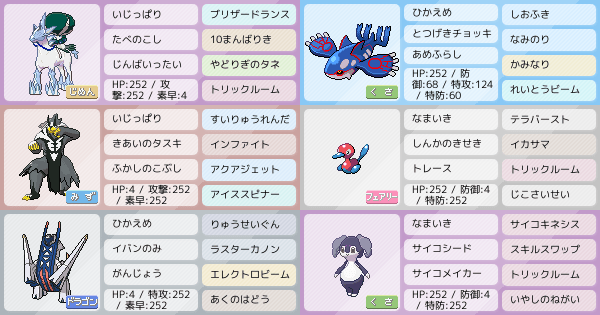 ポケモンパーティー・パート1〜5・28個 ポケモンZA・SV】ポケモンパーティ構築 - 最強ポケモン構築を探そう
