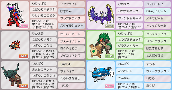 ポケモンZA・SV】ポケモンパーティ構築 - 最強ポケモン構築を探そう