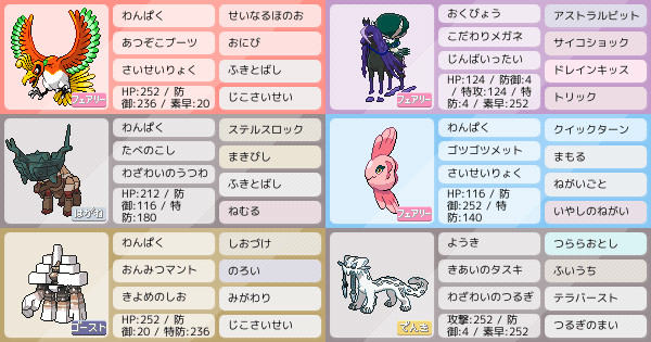 ポケモンZA・SV】ポケモンパーティ構築 - 最強ポケモン構築を探そう