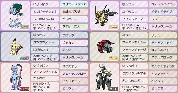 ポケモンZA・SV】ポケモンパーティ構築 - 最強ポケモン構築を探そう