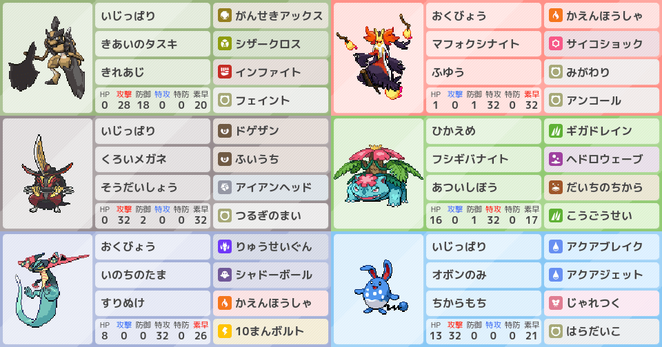 メガフシギバナ』、ポケモンチャンピオンズの構築｜ポケモンパーティ